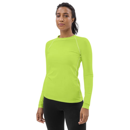 Tangy Lime Performance Rash Guard UPF 50+